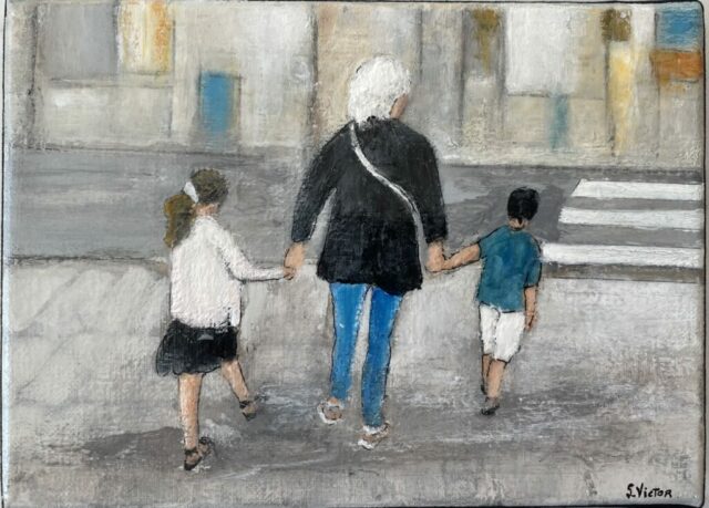 Sans titre - Acrylique sur toile - 16x21 cm