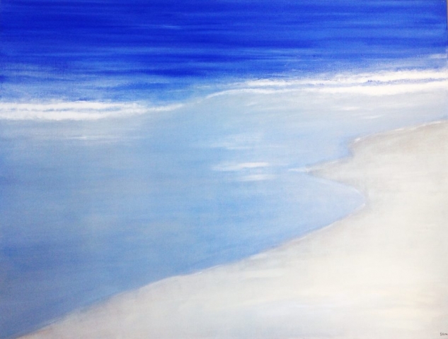 La Marée - Acrylique sur toile - 116x89 cm